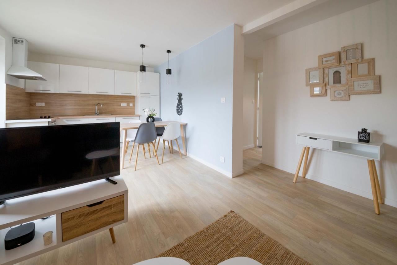 Appartement 3 Chambres - Parking - Wifi - Buanderie - Jardin Brest Ngoại thất bức ảnh